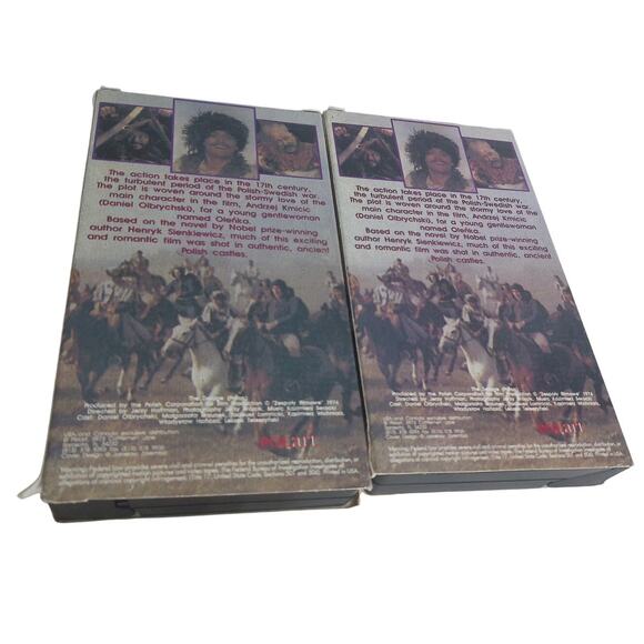 Vintage The Deluge Potop Part 1 And 2 VHS English Subtitles SET OF 2 - Picture 2 of 6